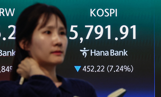 코스피, 7%대 폭락