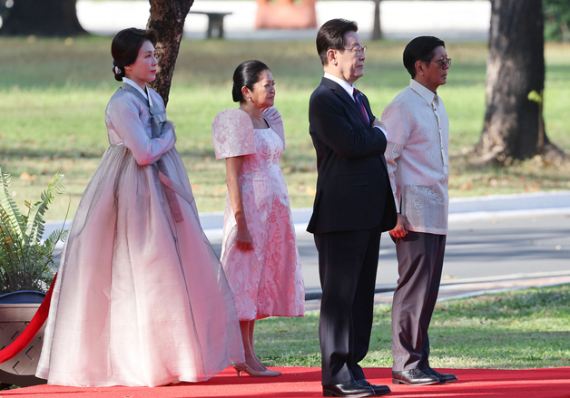공식환영식 참석한 이재명 대통령