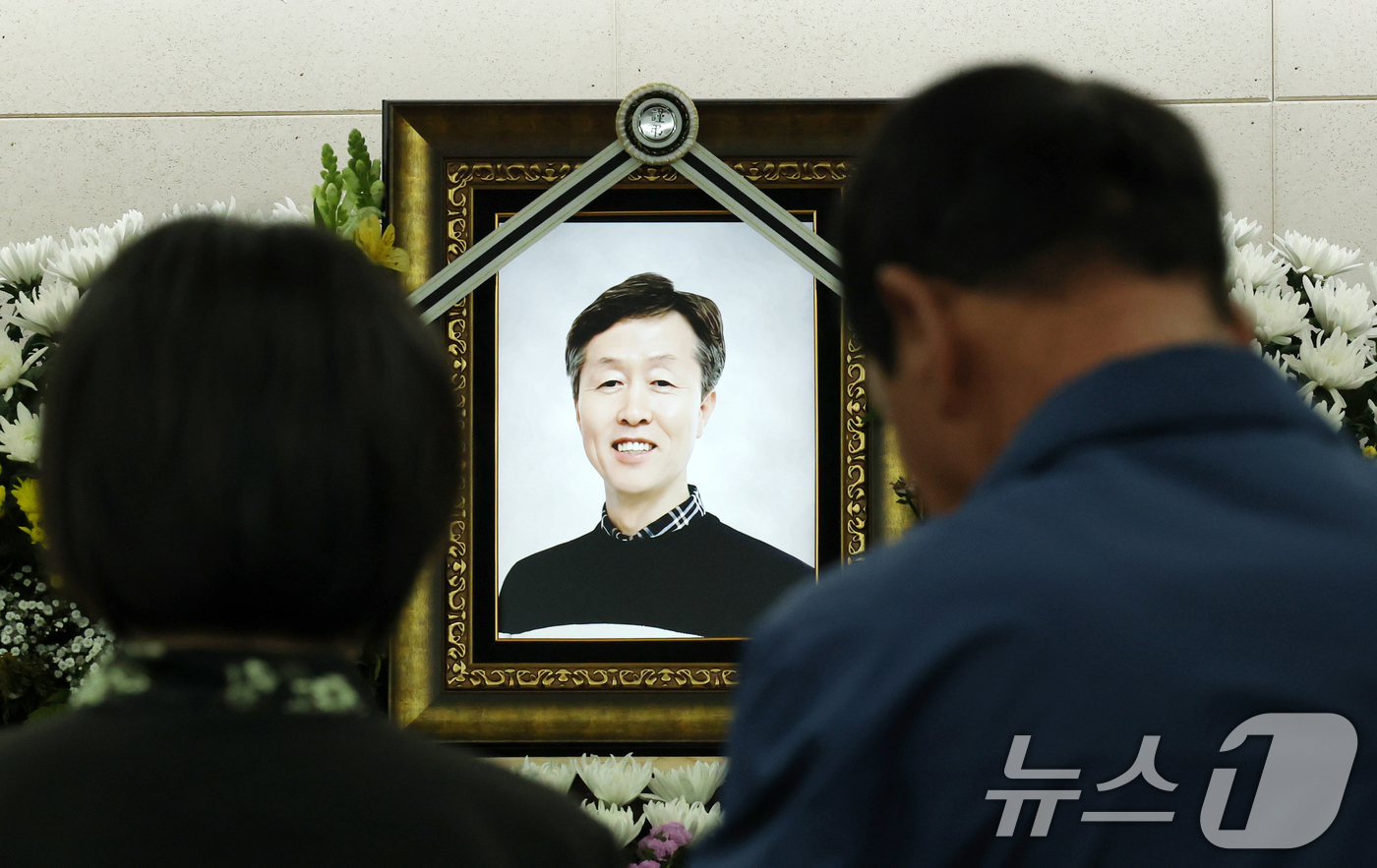 (대전=뉴스1) 김기태 기자 = 30일 대전 건양대병원 장례식장에서 안전공업 화재 희생자 오상열 씨의 발인이 엄수되고 있다. 2026.3.30/뉴스1