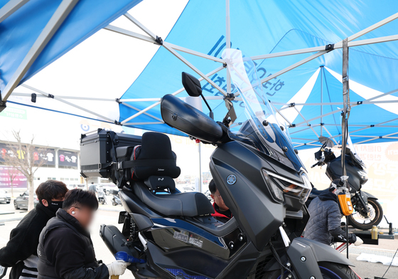 배달 노동자 대상 이륜차 무상 안전점검