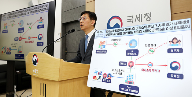 국세청, 강남3구 서울 아파트 5호 이상 다주택 임대업자 등 세무조사 실시