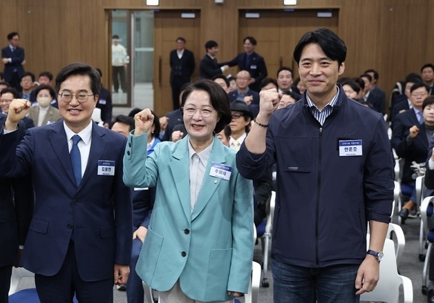 김동연·추미애·한준호 "이재명 정부 성공 위해 경기도서 압승하자"