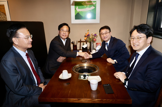 오찬 회동하는 여야 원내대표