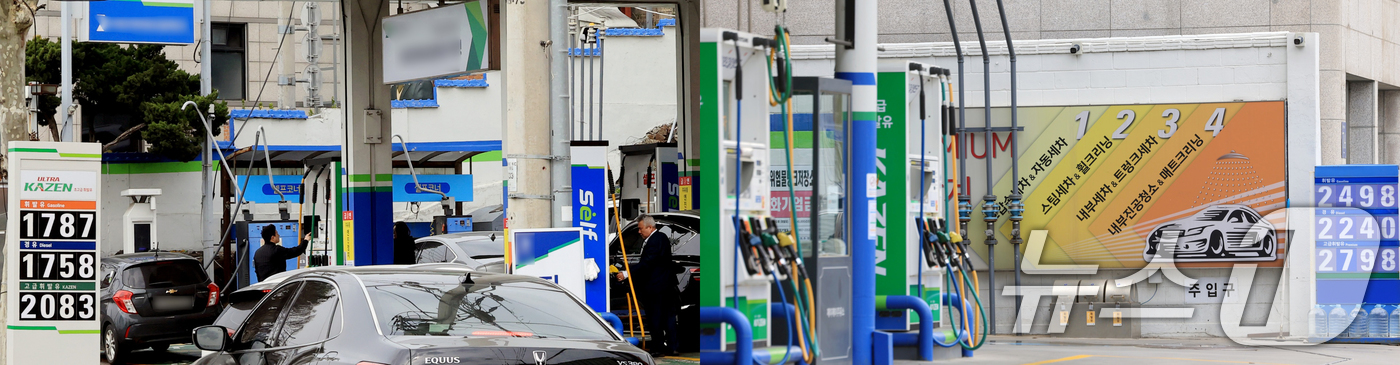 (서울=뉴스1) 이호윤 기자 = 정부가 2차 석유 최고가격제와 유류세 추가 인하를 동시에 가동했지만 중동 사태 장기화로 국제유가 급등세가 이어지면서 유류세가 좀처럼 잡히지 않고있다 …