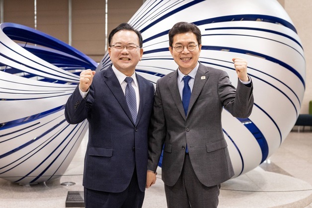 김부겸 만난 정원오 "金 깊이 존경·응원…함께 뛰게 돼 뜻깊다"