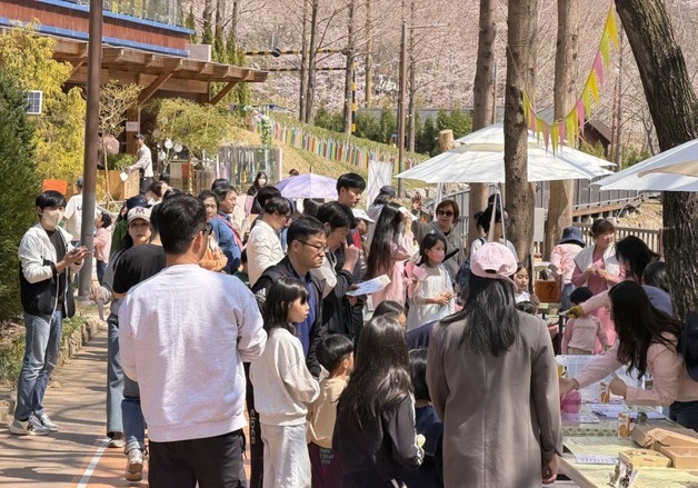 진주 월아산 봄 축제 3만7000명 다녀가…작년 7000명서 급등