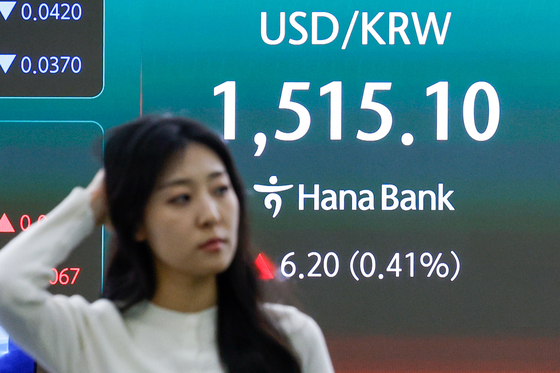 환율 일주일 만에 다시 1515원 돌파