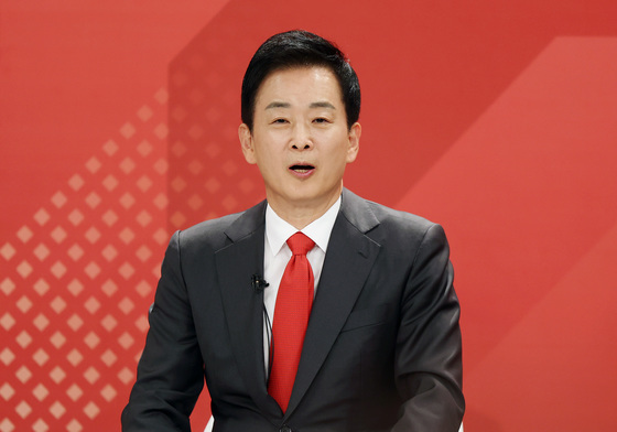 '국힘 대구시장 경선 후보 토론회' 발언하는 유영하