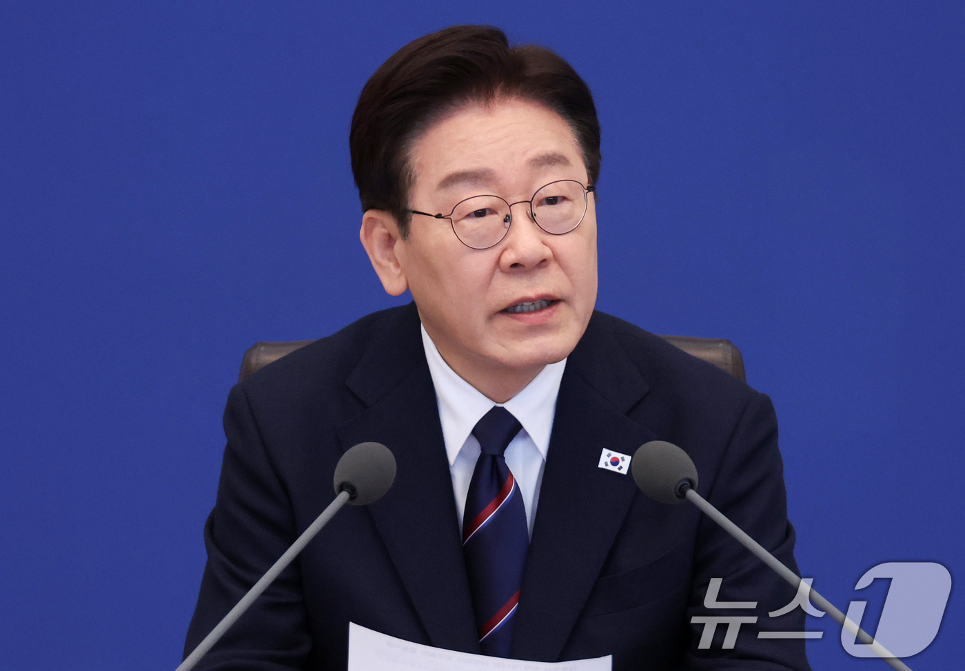 (서울=뉴스1) 이재명 기자 = 이재명 대통령이 31일 청와대에서 열린 국무회의에서 발언을 하고 있다. (청와대통신사진기자단) 2026.3.31/뉴스1