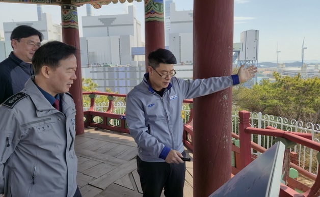 중동 정세 불안에…인천경찰청, 한국남동발전 영흥발전본부 점검