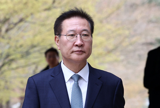 '이종섭 전 장관 호주 도피 사건'  1차 공판 출석하는 박성재 전 장관