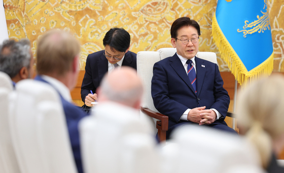 이재명 대통령 '미국 하원의원단 접견'