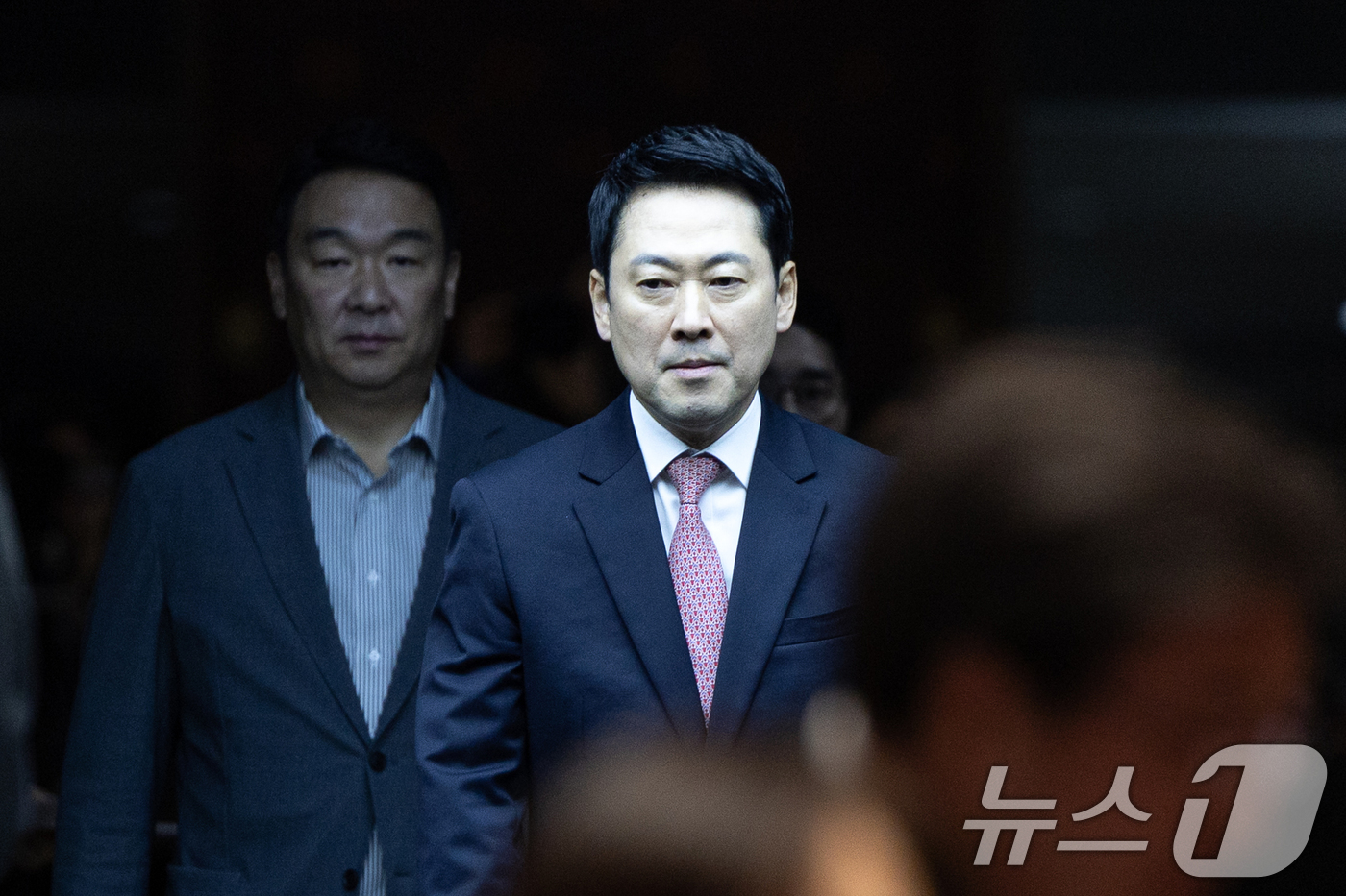 (서울=뉴스1) 이승배 기자 = 장동혁 국민의힘 대표가 31일 서울 여의도 국회에서 열린 의원총회에 참석하고 있다. 2026.3.31/뉴스1