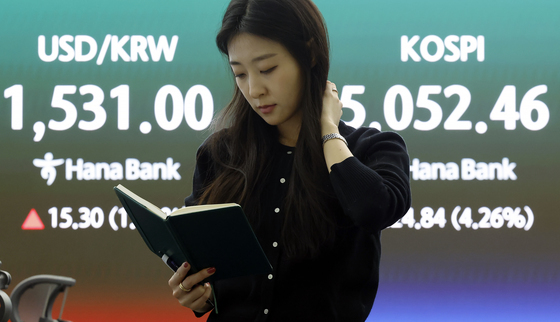 5100선 무너진 코스피, 환율은 1530원대로…