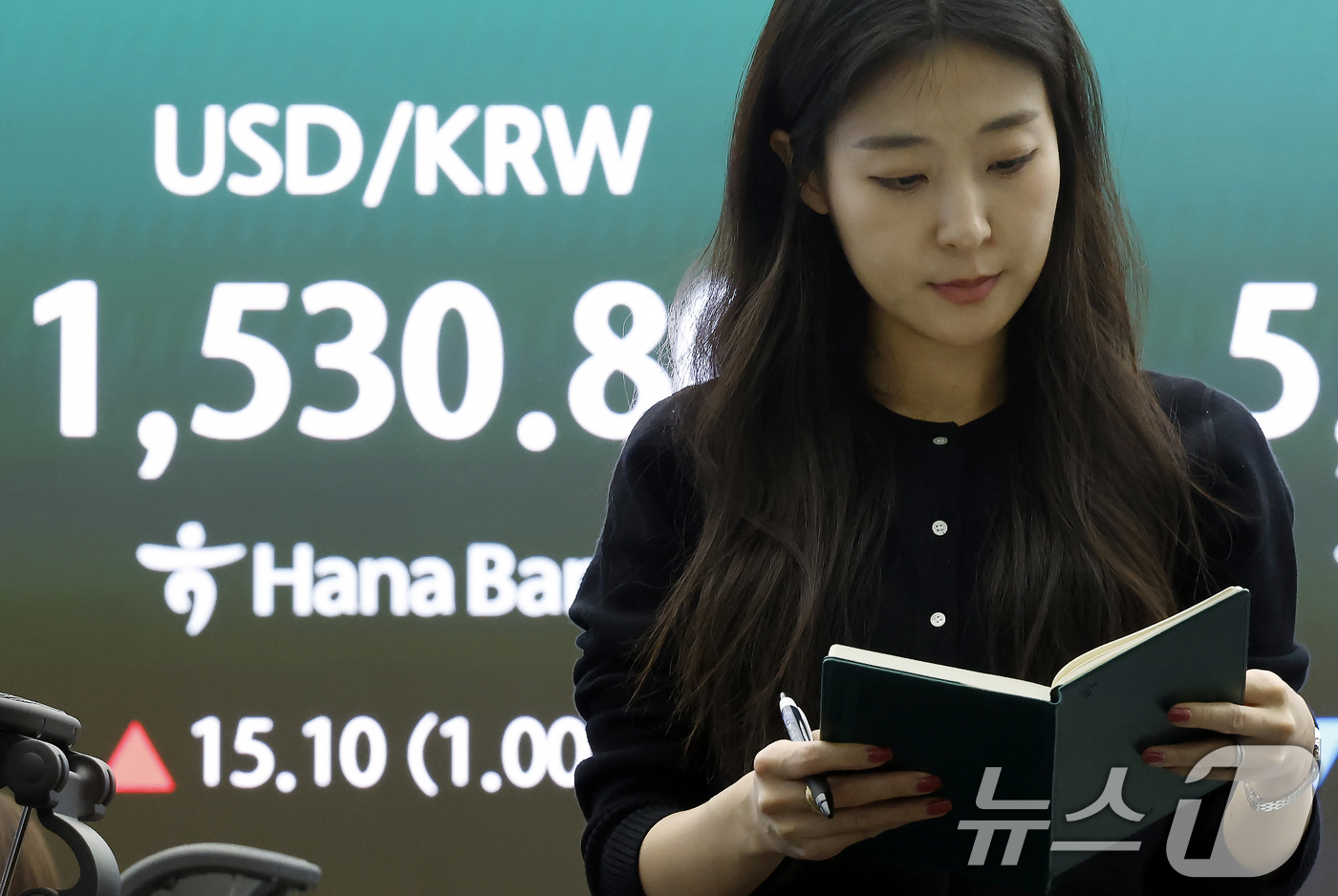 (서울=뉴스1) 박정호 기자 = 외국인 투자자들의 국내 주식 순매도가 이어지고, 달러·원 환율이 2009년 금융위기 이후 처음으로 1530원을 돌파한 31일 오후 서울 중구 하나은 …