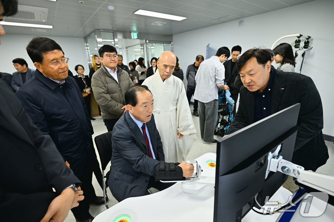 본문 이미지 - 속초장애인종합복지센터 이음 개관식 현장.(속초시 제공, 재판매 및 DB 금지) 2026.3.31/뉴스1