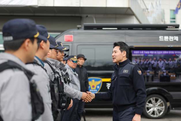 경기북부경찰청, 출범 한 달 맞은 드론팀 운영 현황 점검