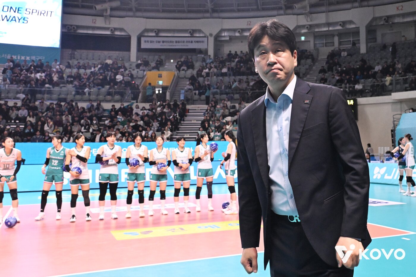 본문 이미지 - 챔프전을 앞두고 도로공사를 떠난 김종민 감독. (KOVO 제공)