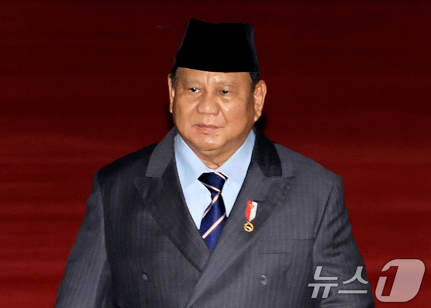 (성남=뉴스1) 이호윤 기자 = 프라보워 수비안토 인도네시아 대통령이 31일 경기 성남시 서울공항을 통해 방한하고 있다.프라보워 대통령은 내달 1일 이재명 대통령과 정상회담을 진행 …