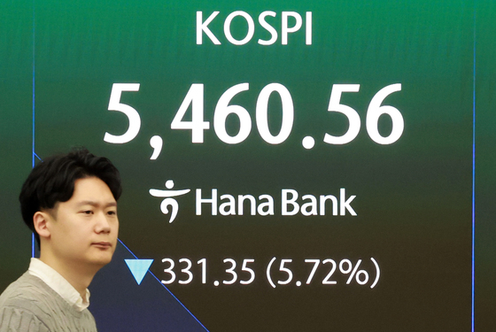 “전일 7.24% 폭락한 코스피 오늘도 6% 급락”-CNBC
