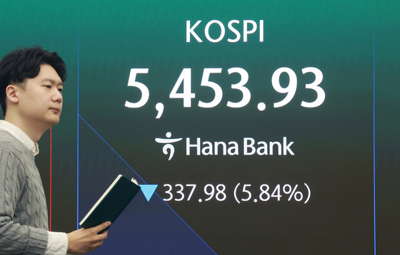 급락출발로 발동된 '매도사이드카'