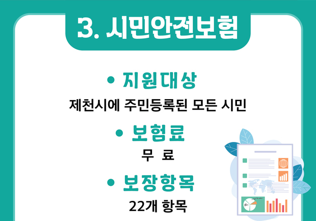 최대 2500만원까지 보장…제천시 "시민 안전 보험, 확인하세요"