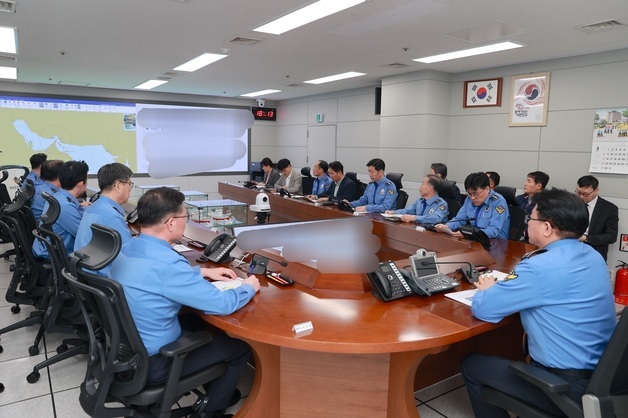 '중동 정세 불안' 해경청, 우리 선박 안전 확보 대응체계 가동