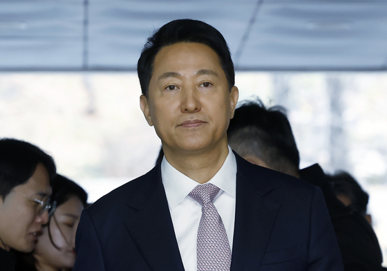 공판 출석하는 오세훈 서울시장