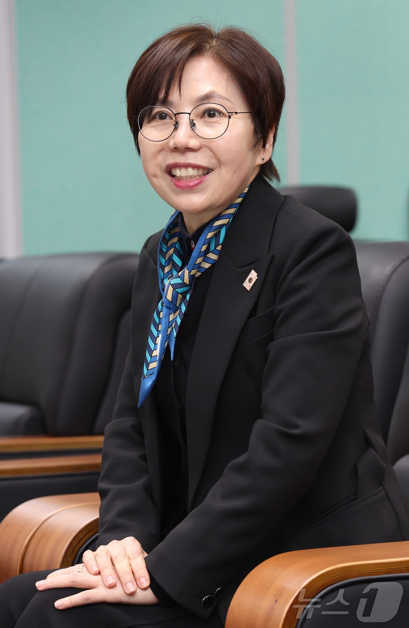 (전주=뉴스1) 유경석 기자 = 국주영은 전북도의원이 4일 전북 전주시 전북특별자치도의회 기자실에서 간담회를 열고 전주시장 출마를 위해 도의원 사퇴 의사를 밝히고 있다. 2026. …