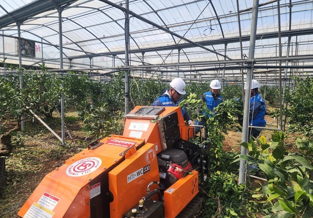 제주농업기술원 "파쇄기·전동가위 사용 주의하세요"