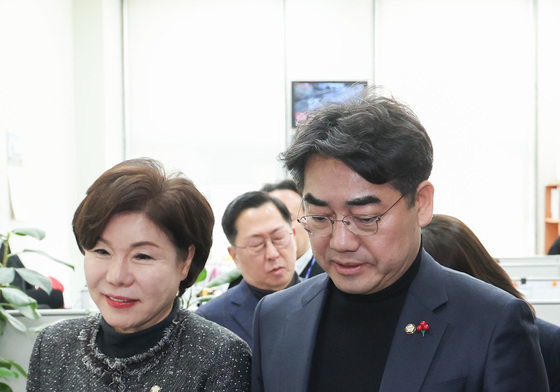 대안과 미래, 송언석 면담