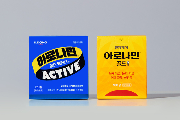 일동제약, 아로나민 골드 신제품 2종 출시…"피로회복 특화"