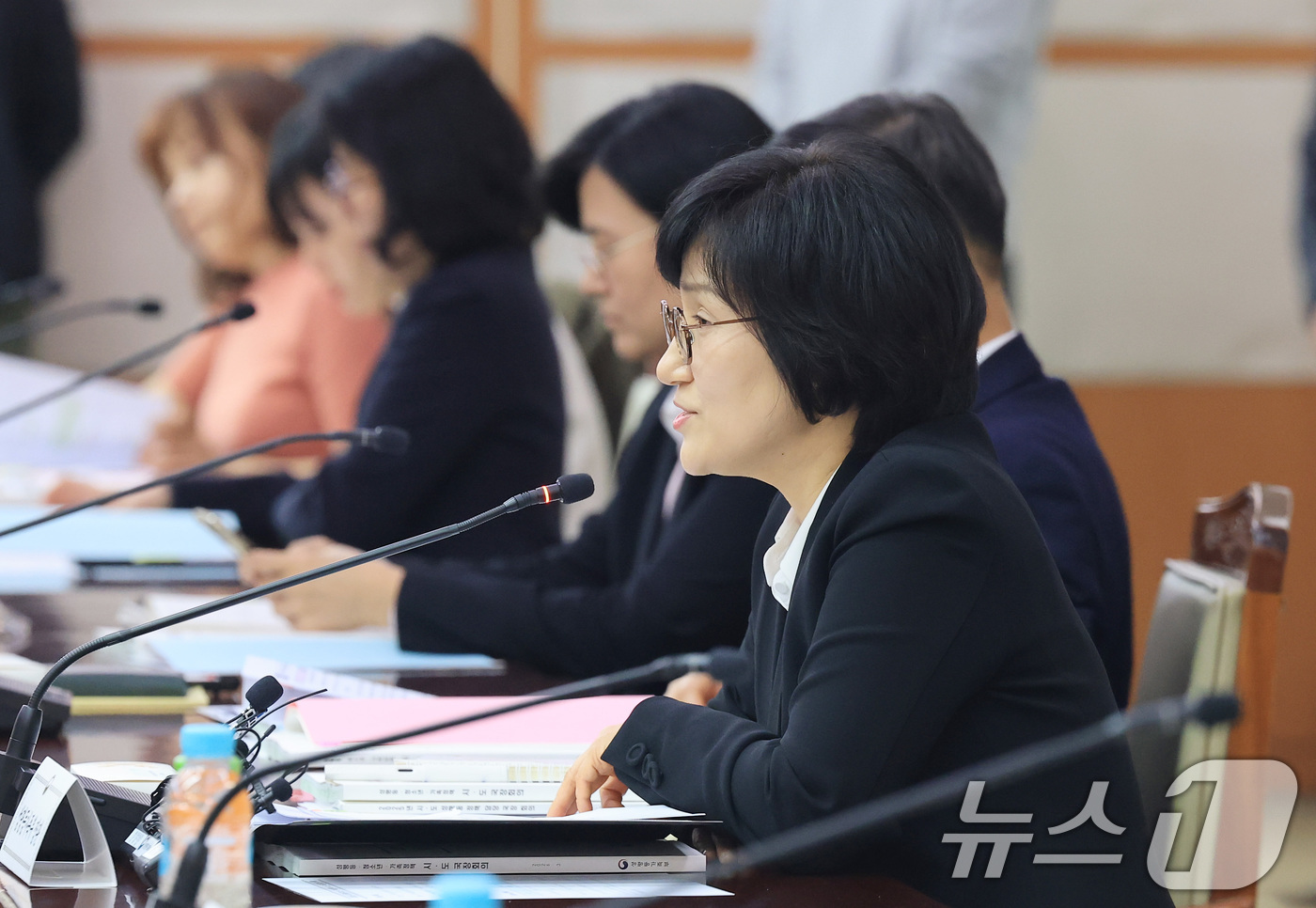 (서울=뉴스1) 임세영 기자 = 원민경 성평등가족부 장관이 4일 서울 종로구 정부서울청사에서 열린  2026년 성평등‧청소년‧가족정책 시‧도 국장회의에서 모두발언을 하고 있다. 2 …