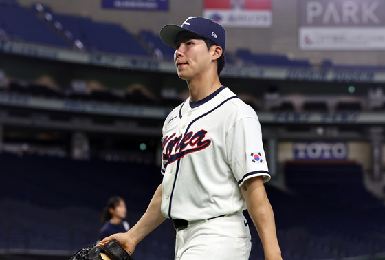 훈련 마친 김혜성