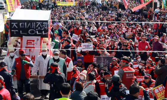 송전탑 반대 전국 대책위, 상여 퍼포먼스
