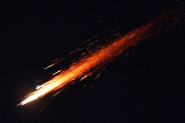 [포토] 요격되고 있는 이란 미사일