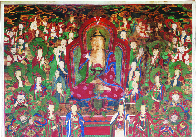 현등사에 남은 1759년 불화 '아미타여래설법도' 국가 보물됐다