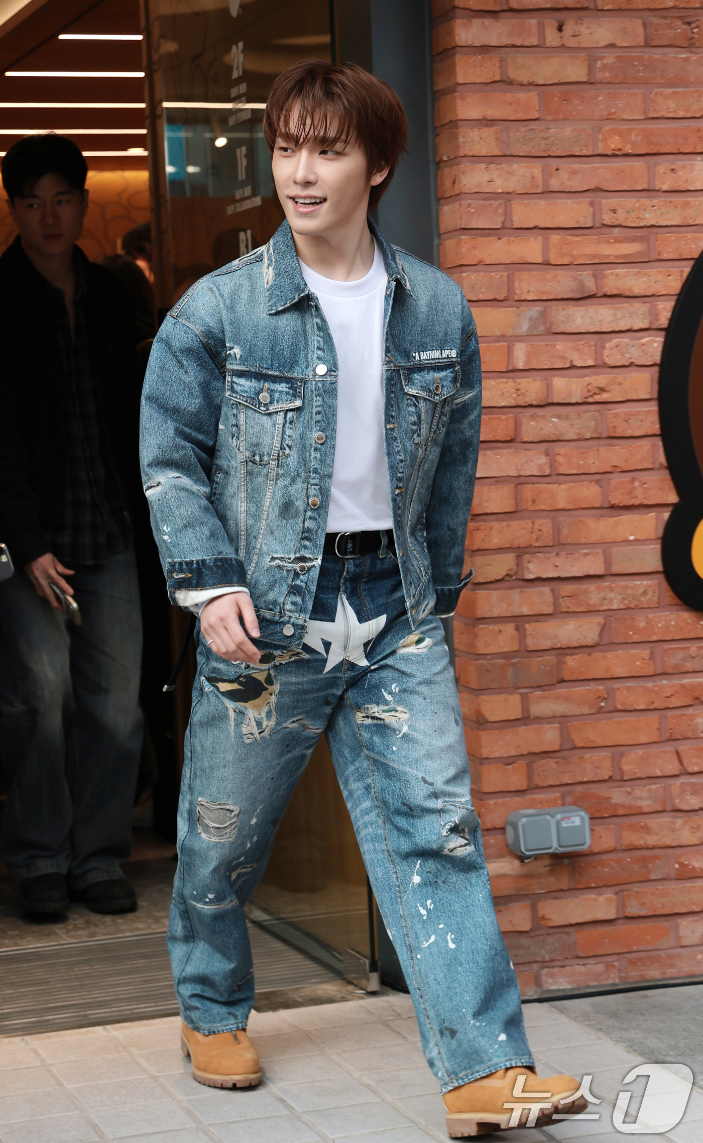 (서울=뉴스1) 권현진 기자 = 세븐틴 디노가 4일 서울 강남구 한 매장에서 열린 그랜드 오픈 행사에 참석하고 있다. 2026.3.4/뉴스1