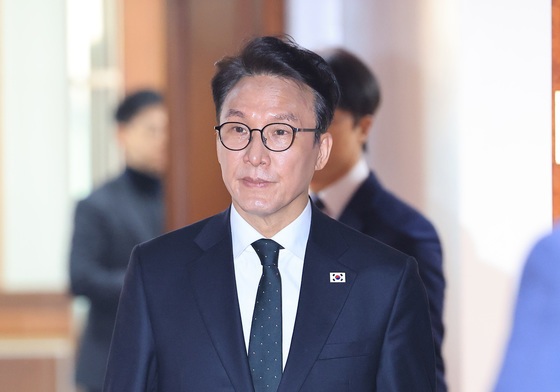 국가정책조정회의 참석하는 김민석 총리