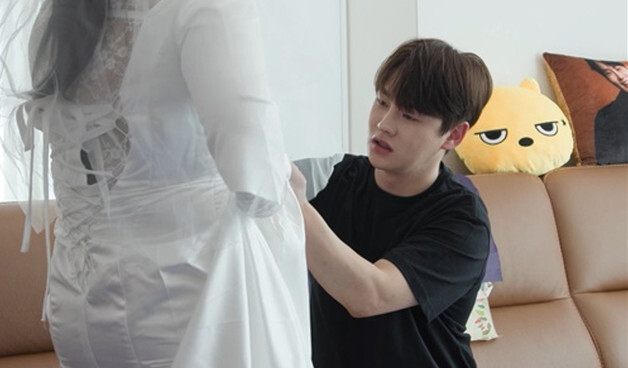 박서진 동생 효정, 단식원 다녀왔는데 4㎏ 늘었다…웨딩드레스도 '펑'