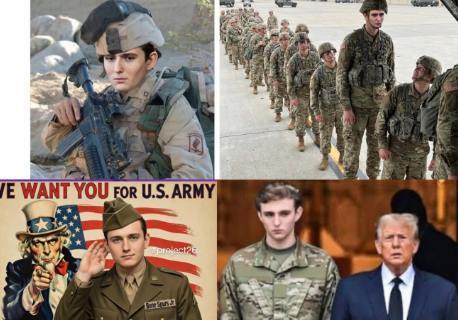 "이란전이 정당해? 트럼프 막내아들도 참전하라"…징집 촉구 SNS 확산