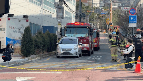 [르포] "5년간 5건뿐"…소방차 긴급출동 방해 차량 '강제처분' 훈련