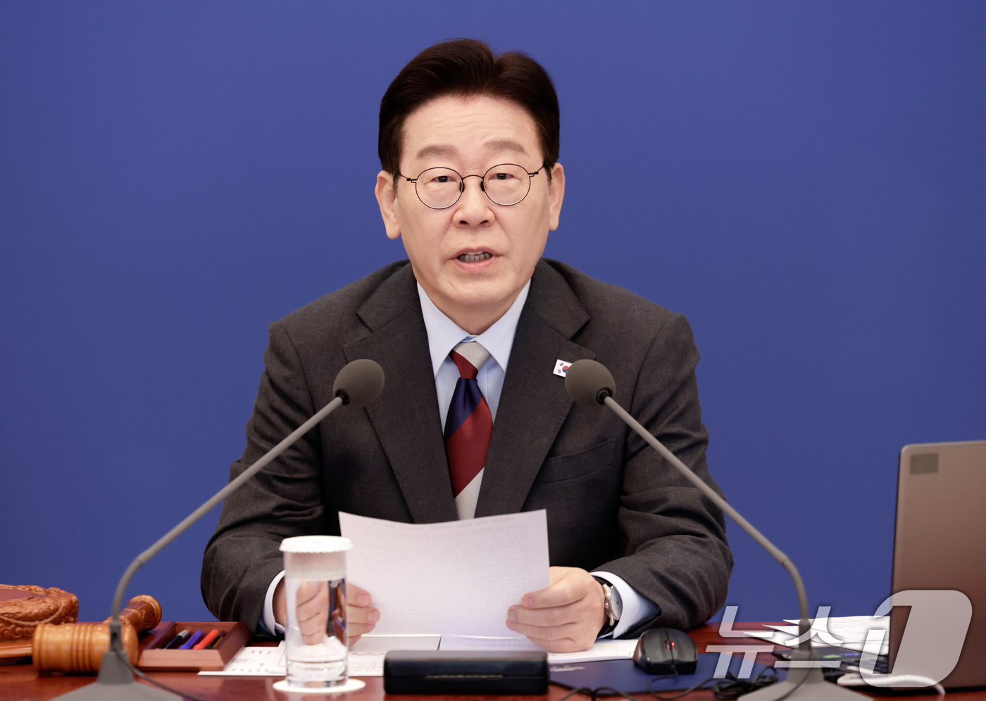 (서울=뉴스1) 이재명 기자 = 이재명 대통령이 5일 청와대에서 열린 임시 국무회의에서 발언하고 있다. 2026.3.5/뉴스1