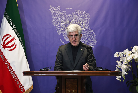 사이드 쿠제치 주한 이란대사 기자회견