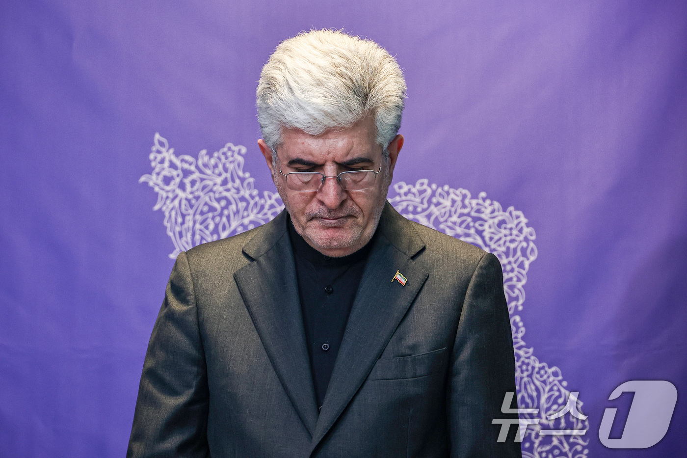 (서울=뉴스1) 최지환 기자 = 사이드 쿠제치 주한 이란 대사가 5일 오전 서울 용산구 주한 이란 대사관에서 미국·이스라엘의 대이란 공격과 관련한 이란 정부의 입장을 발표하기에 앞 …