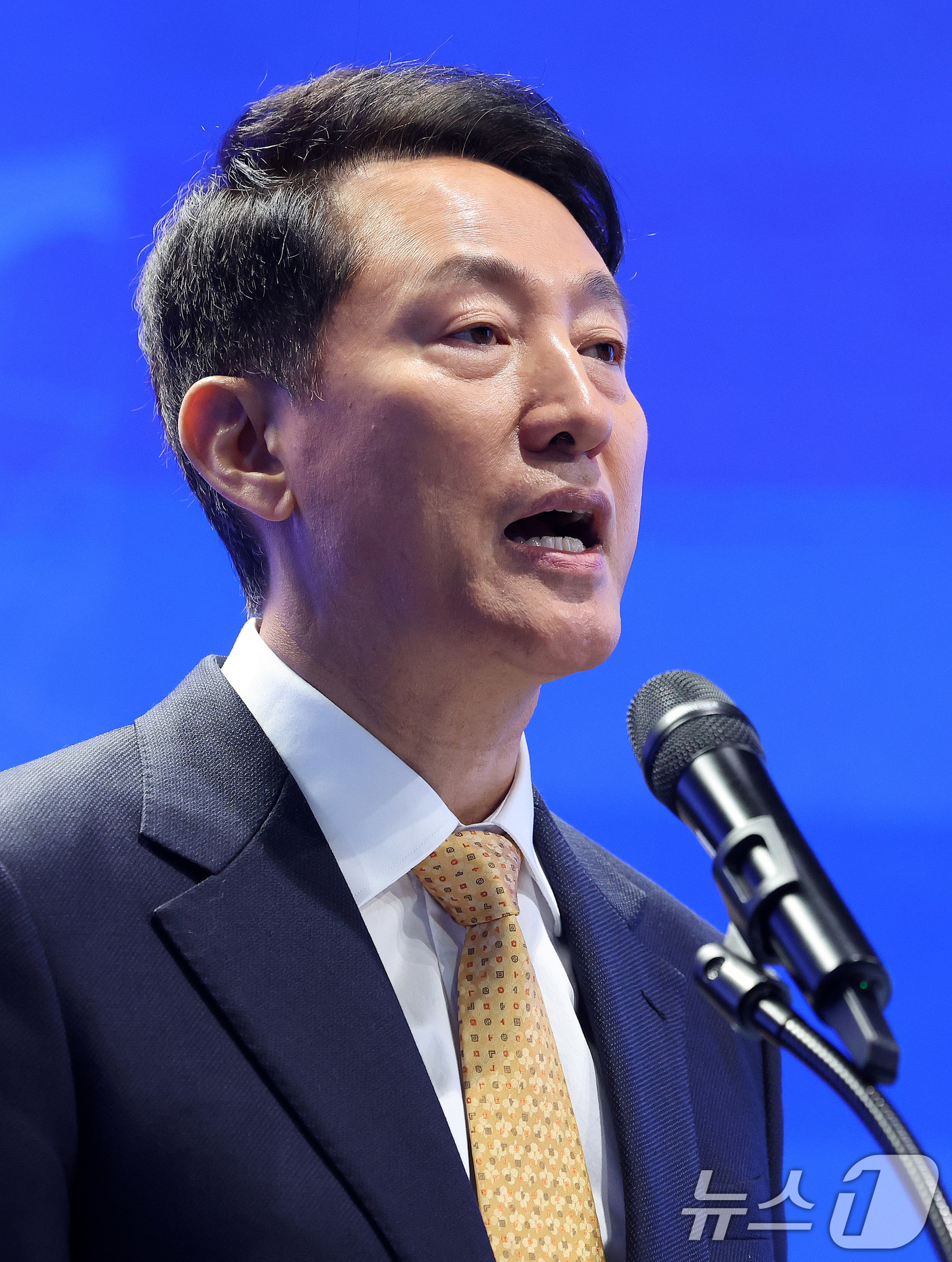 (서울=뉴스1) 박지혜 기자 = 오세훈 서울시장이 5일 서울 중구 서울시청에서 '서남권 대개조 2.0'을 발표하고 있다. 2026.3.5/뉴스1