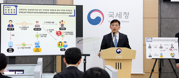 주식시장 불공정 탈세자 세무조사,  소득 탈루액 6천155억 원 확인