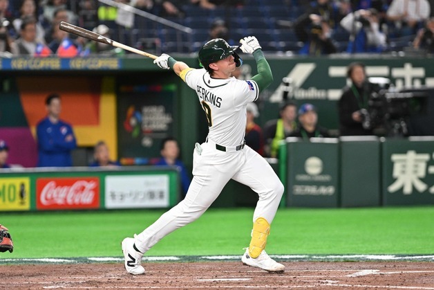 호주, 홈런 두 방으로 대만 '3-0 격파'…개막전 승리[WBC]