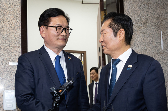 정청래·송영길 "李정부 성공·지선 필승"…'계양을' 얘긴 안해?