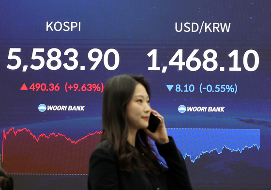 코스피는 오르고 환율은 내리고